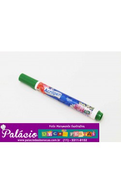 CANETA MARCADOR ACRILPEN VERDE MUSGO ACRILEX